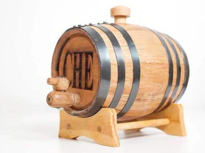 1 Liter personalized whiskey barrel