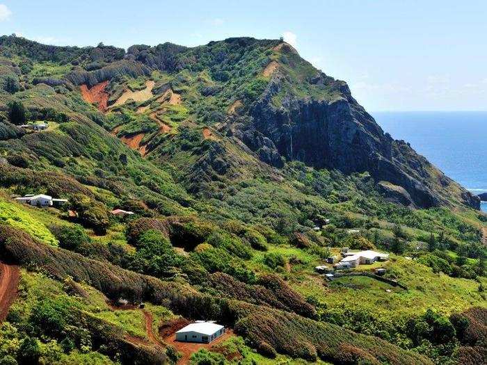 In general, most homes on Pitcairn have large openings instead of actual doors. This is an indication of how safe the island is.