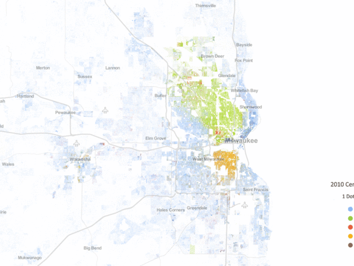 1. Milwaukee-Waukesha-West Allis, Wisconsin