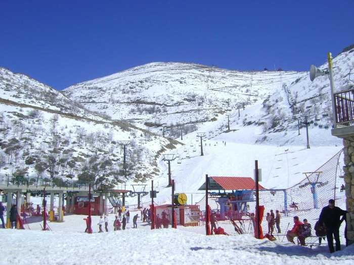 MOUNT HERMON, ISRAEL: Take in views of Syria and Lebanon from Israel