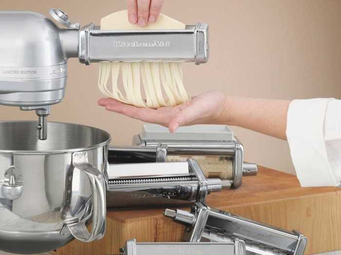 Get even more out of your KitchenAid with these pasta attachments.