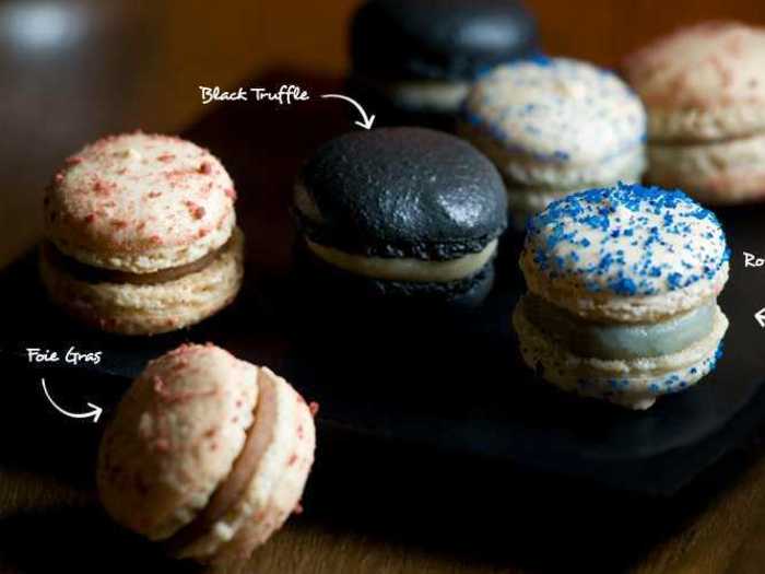 Wish them a Happy Thanksgivukkah with French macarons.