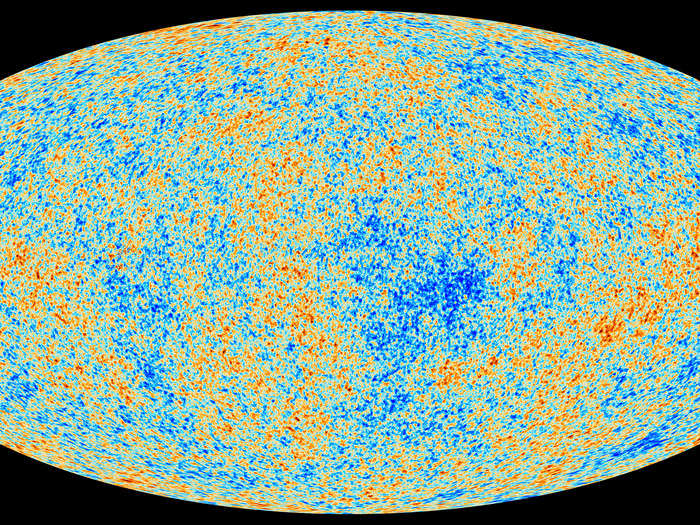 This map shows the oldest light in our universe, as detected with the greatest precision yet by the Planck telescope. The ancient light, called the cosmic microwave background, was imprinted on the sky when the universe was 370,000 years old.