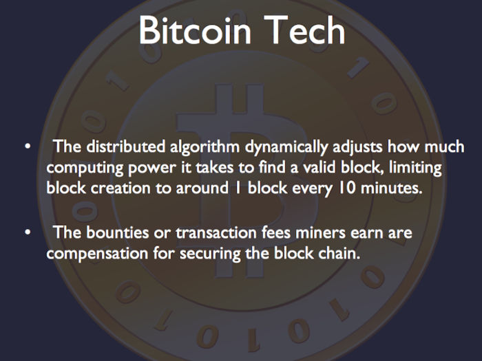 One "block" of Bitcoins is created about every 10 minutes these days. We