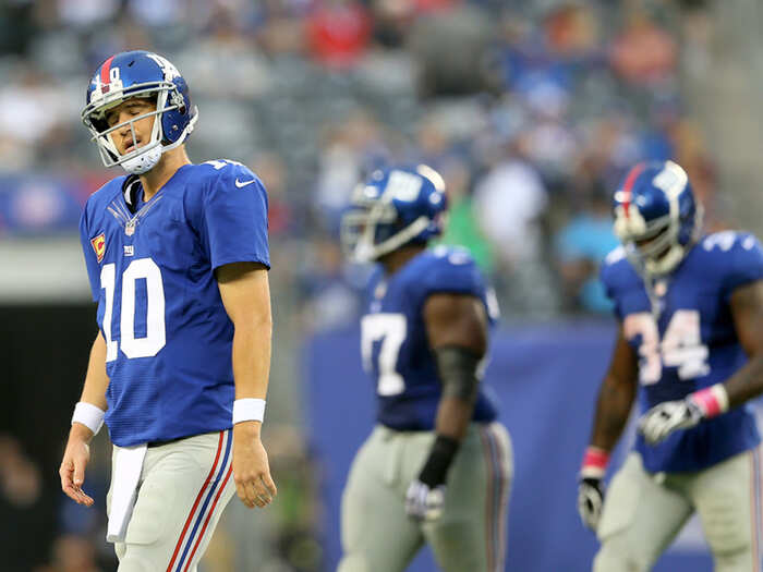 30. Eli Manning, New York Giants (previously 29th)