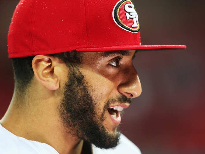 14. Colin Kaepernick, San Francisco 49ers (previously 14th)