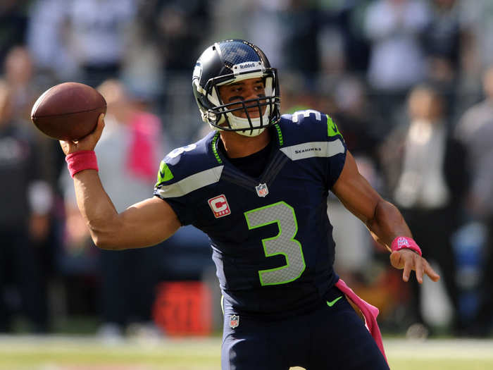 7. Russell Wilson, Seattle Seahawks (previously 9th)