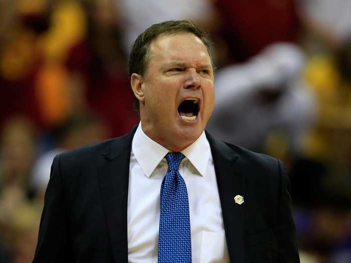 4. Bill Self, Kansas — $5.0 million