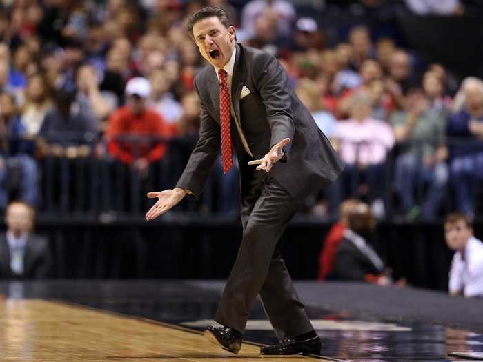 3. Rick Pitino, Louisville — $5.0 million