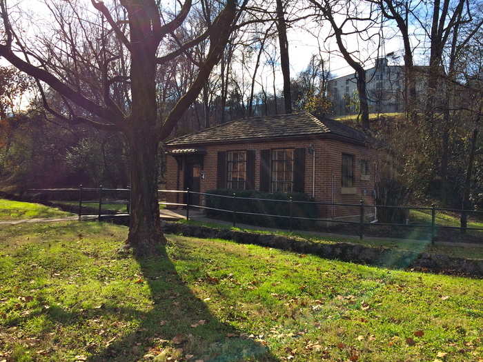 This small building was where Federal Tax Agents double checked the distillery