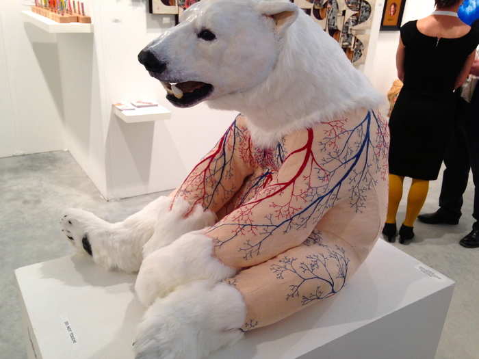 Or a half-shaven polar bear by artist Deborah Simon?