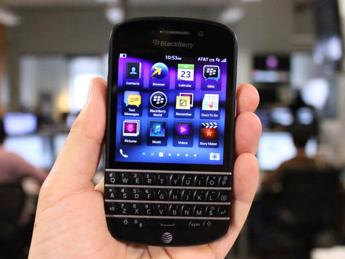 #9 The BlackBerry Q10 is the best keyboard phone you can buy.