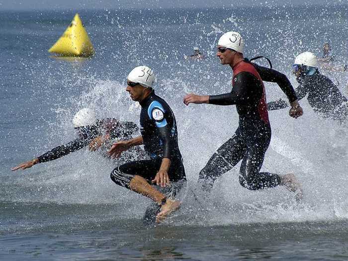 Daniel Loeb, the founder of Third Point LLC, leads a team of his analysts and traders in half Ironman triathlons. Talk about real teamwork and bonding.