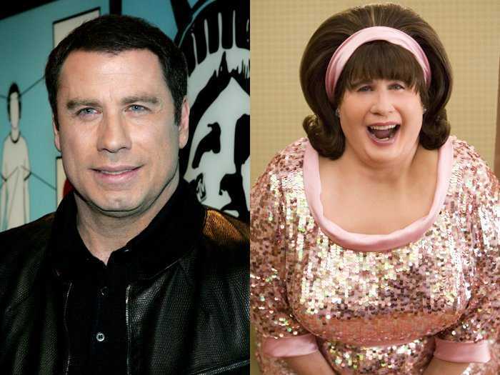 John Travolta donned a fat suit and fake Baltimore accent in "Hairspray."