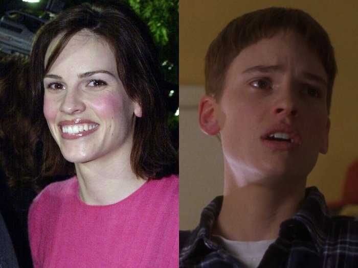 Hilary Swank spent weeks physically and mentally preparing for a transgendered role in "Boys Don