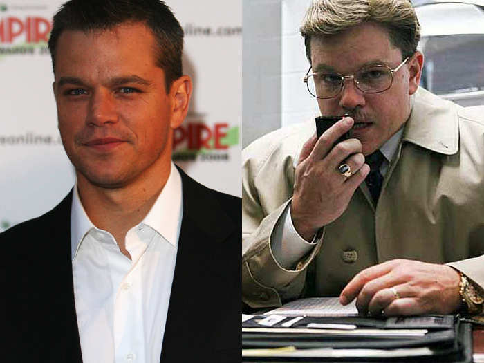 Matt Damon gained more than a few pounds for his role in 2009