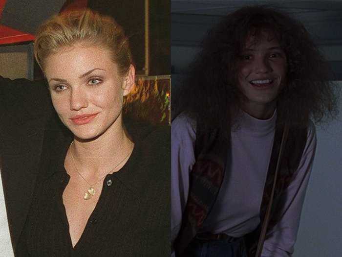 Cameron Diaz underwent a major hair change for "Being John Malkovich."