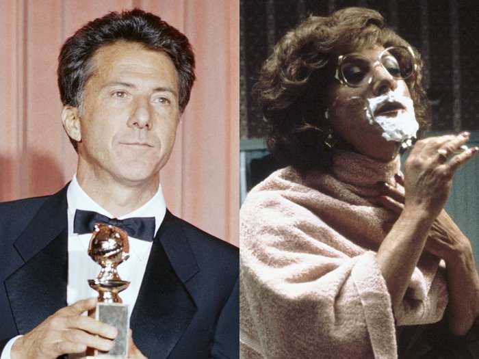 Dustin Hoffman played a drag queen in "Tootsie."