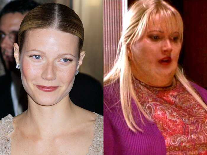 Gwyneth Paltrow wore a fat suit in "Shallow Hall."