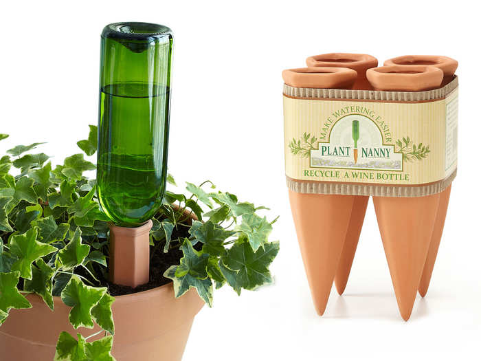 Have you ever had to plant-sit for your coworker? Get your green-thumbed friend a Recycle A Bottle Nanny Stake, which can water the plants on her next vacation.