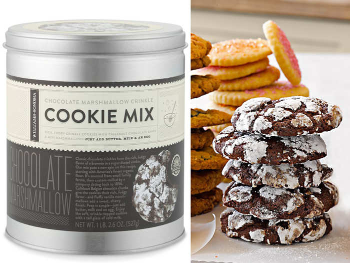 If your Secret Santa is the office sweet tooth, buy him or her a Williams-Sonoma Cookie Mix set. It makes baking a dozen cookies super easy — all that