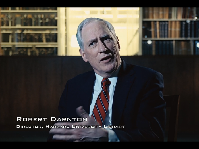 Robert Darnton of the Harvard University Library was happy to let the company digitize the library