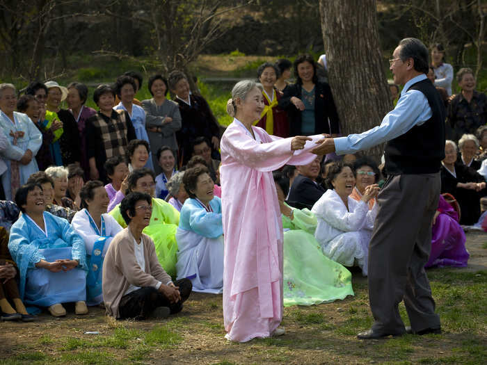 There are many "fun fairs" in Pyongyang and other cities now. The fun fairs are amusement parks with many rides for North Koreans to go on and games to play.