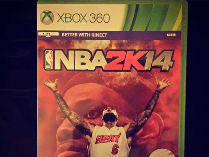 He landed the cover of NBA2k14 this year.