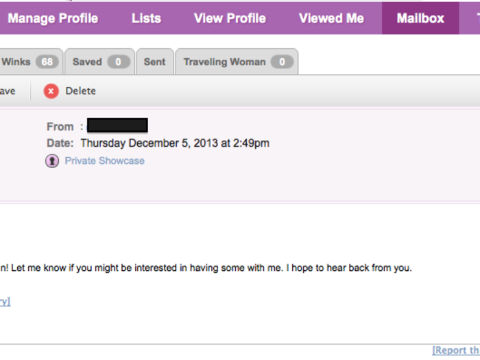 Most of the emails I received were polite requests to meet like this one ...