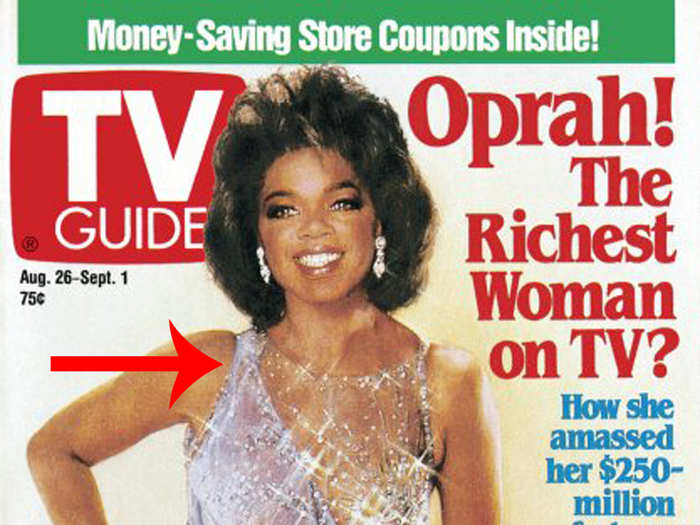 The magazine Photoshopped Winfrey