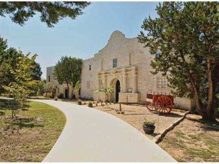 You can live in a replica of the Alamo.