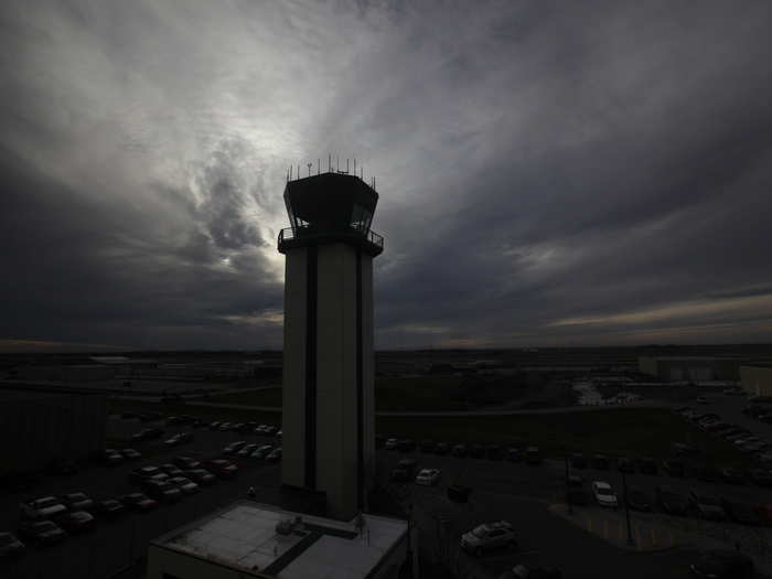 Our last stop is the airport where UND students complete their flight hours.