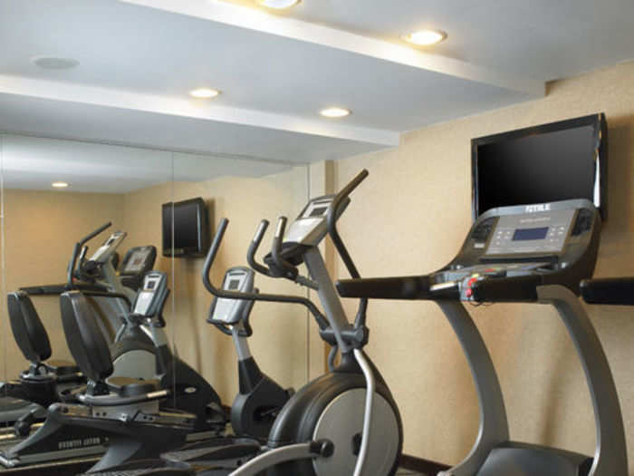 FANTASY: Get your workout on at the Holiday Inn on Wall Street, New York City.