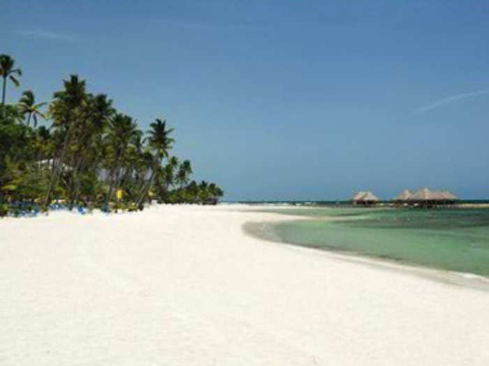 FANTASY: The immaculate beach at Barcelo Capella Beach Resort, Dominican Republic.