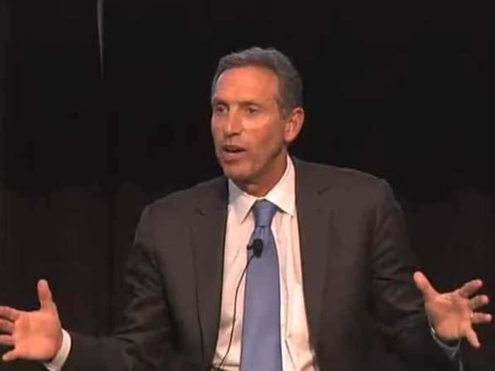 Starbucks CEO Howard Schultz hadn