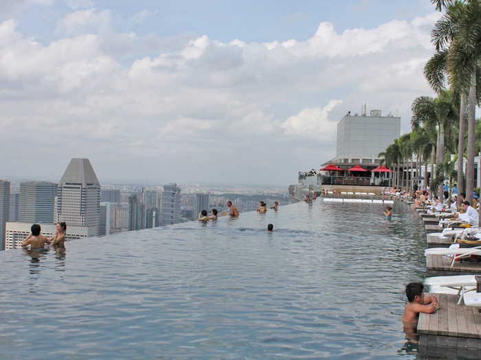 The pool is just as stunning as you might think.