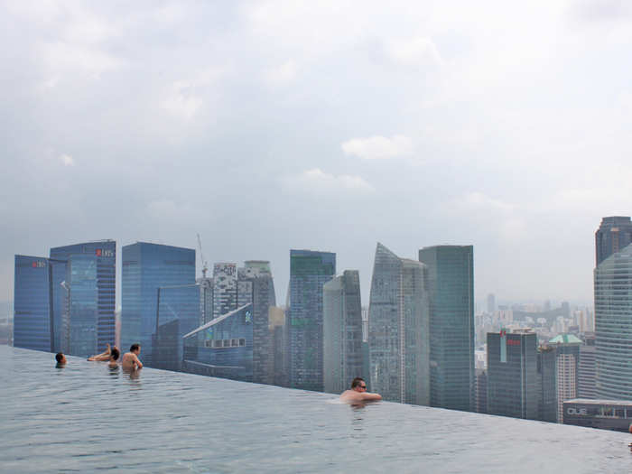 There are incredible views of Singapore