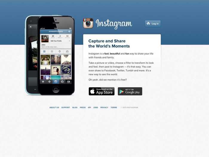 Instagram, the popular photo sharing and messaging tool.