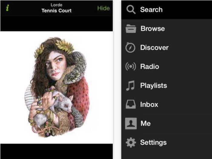 Spotify is a free music streaming service with an gigantic library of artists.