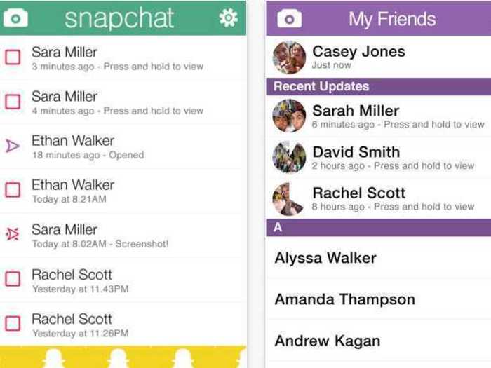 Try Snapchat so you can send the best selfies to your friends.