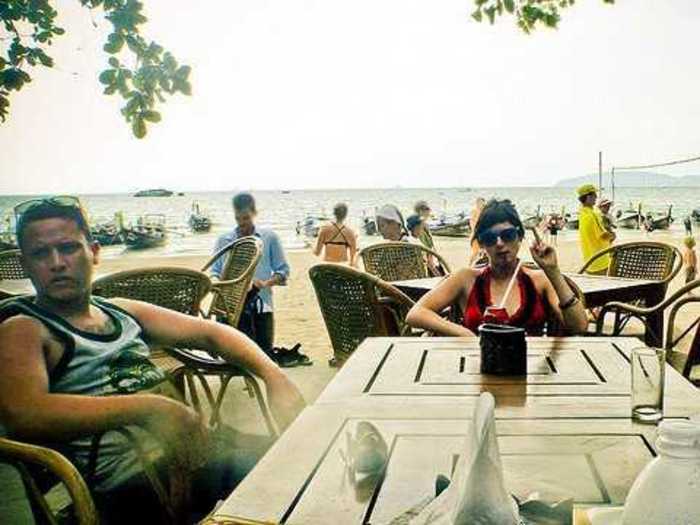 Eat lunch on the beach.