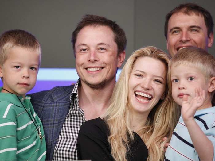 Elon Musk has an adorable set of young boys with his first wife.