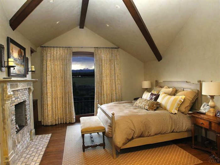 This is one of the bedrooms with an amazing view of the Cascade Mountains