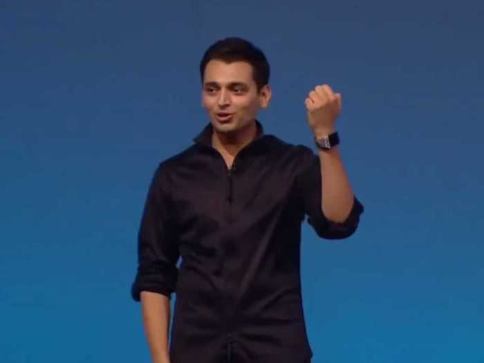 "Welcome to the future," Pranav Mistry, head of think team, Samsung America research, upon introducing the Galaxy Gear smart watch.