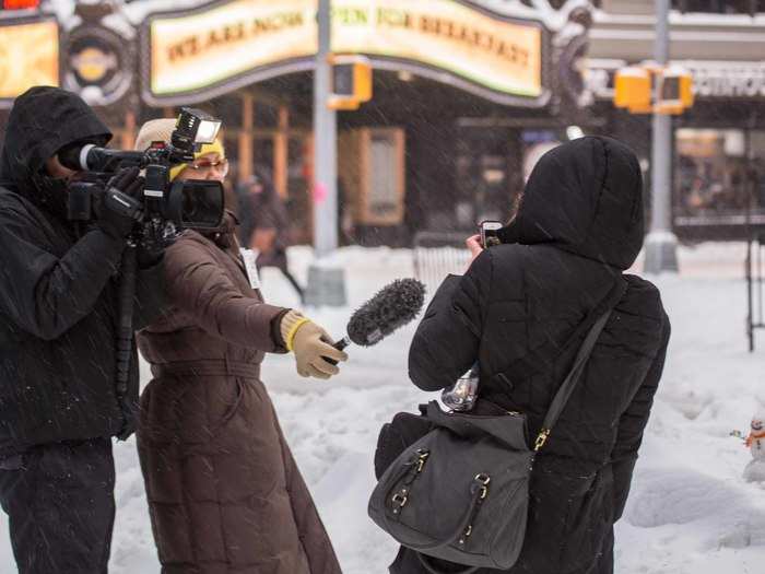 And then Rina accepted a Reuters interview and she went on her day.