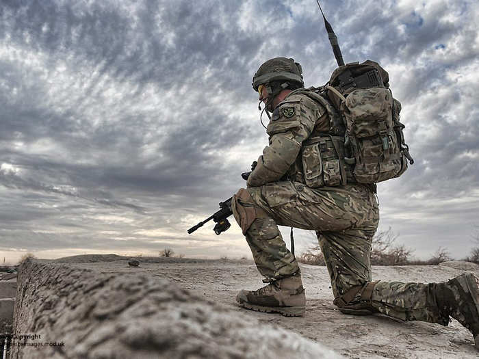 The British military has aided in the War on Terror since 2002, committing troops to Afghanistan and Iraq under Operation Herrick and Operation Tellic, respectively.