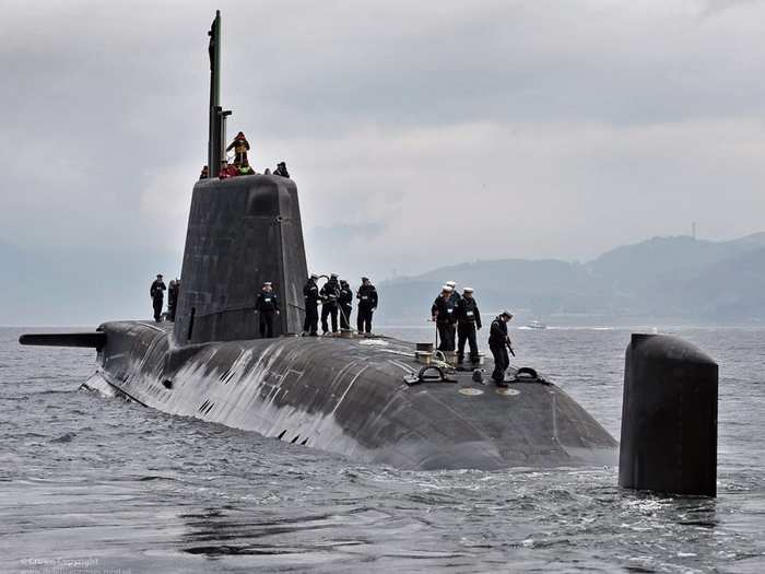 The nuclear-powered HMS Astute is the largest attack submarine the Royal Navy has ever commissioned. It was first commissioned in August 2010.