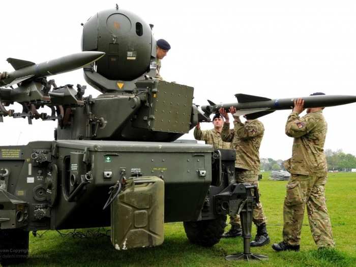 The Rapier is a surface-to-air missile developed for the British Army. It is the UK