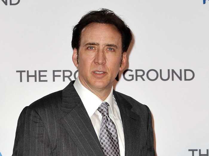 Nicolas Cage dropped out of his California high school.