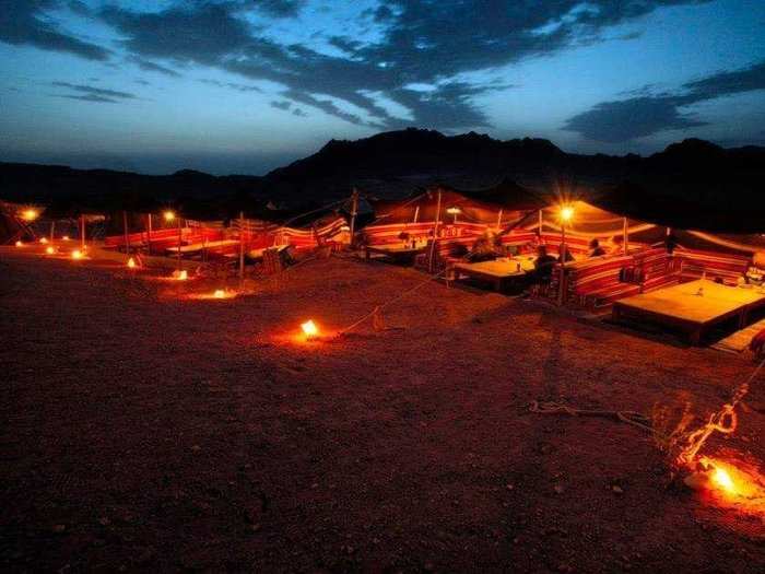 The Luxury Tent at the Rock Petra, Jordan